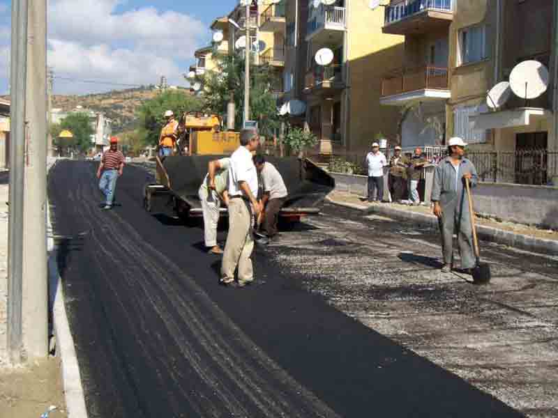 Alem Sokak asfaltlandı