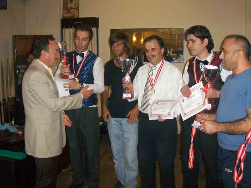 Cumhuriyet Kupası Bilardo Turnuvası sona erdi