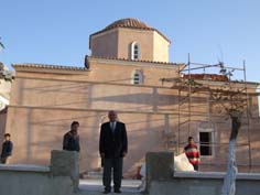Akbük'teki tartışmalı kilise tamamlanma aşamasında