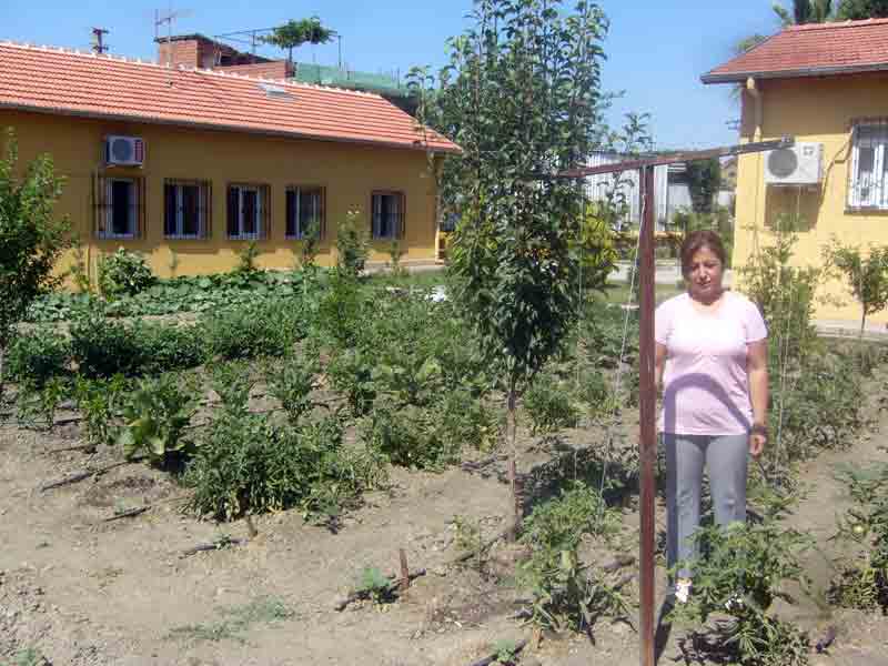 Koçarlıda organik demonstrasyon bahçesi