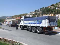 Söke Trafik Ekipleri yüksek tonaja izin vermiyor