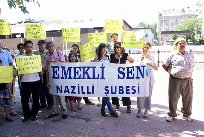 Nazilli halkı trenini istiyor