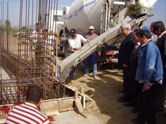 Toplu Konut temel atma töreninde tartışma çıktı