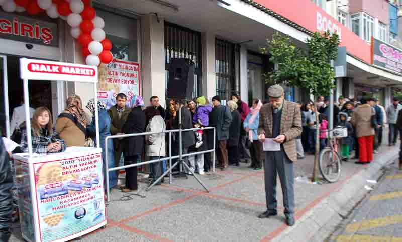 Ucuz alış-veriş kuyruğu