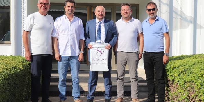 Aydın Ticaret Odası Başkanı ve TOBB Yönetim Kurulu Üyesi Hakan Ülken'den Söktaş'a Ziyaret