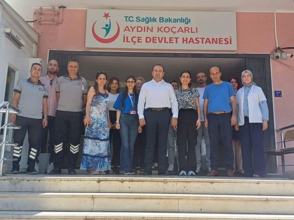 Aydın İl Sağlık Müdürü Şenkul Koçarlı’daki çalışmaları yerinde inceledi