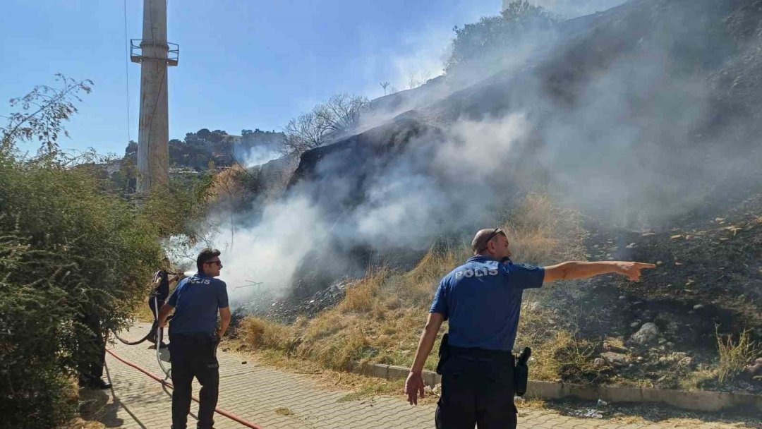 Aytepe mesire alanında yangın