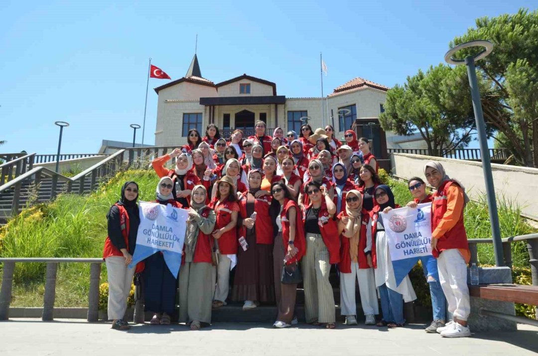 Damla Gönüllülük Hareketi Projesi gençleri Aydın’da etkinliklere başladı