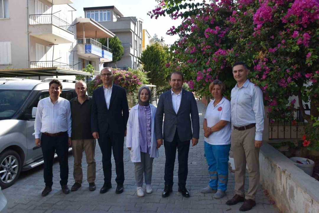 Sağlık Müdürü Şenkul, ev ziyaretlerine devam ediyor