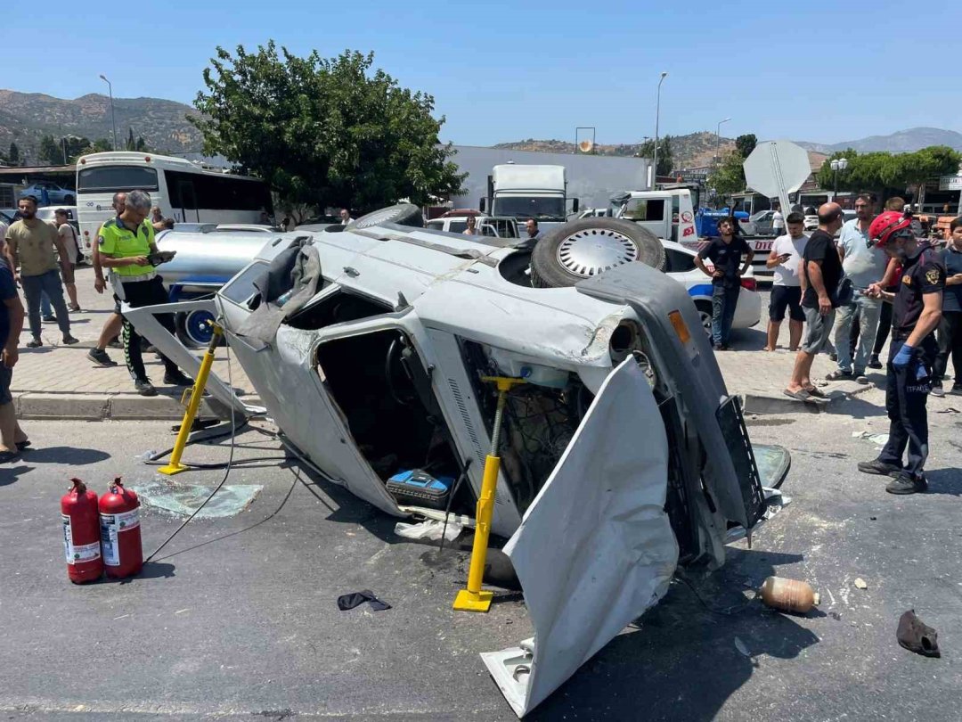 Kazaya sebebiyet verdiği iddia edilen tırın görüntüsü ortaya çıktı