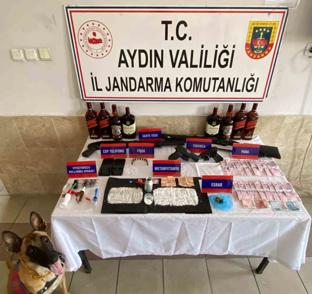 Nazilli’de uyuşturucu baskını: 1 gözaltı