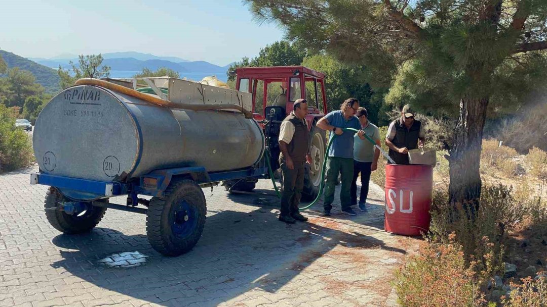 Milli Park’ta orman yangınına karşı bidonlu önlem