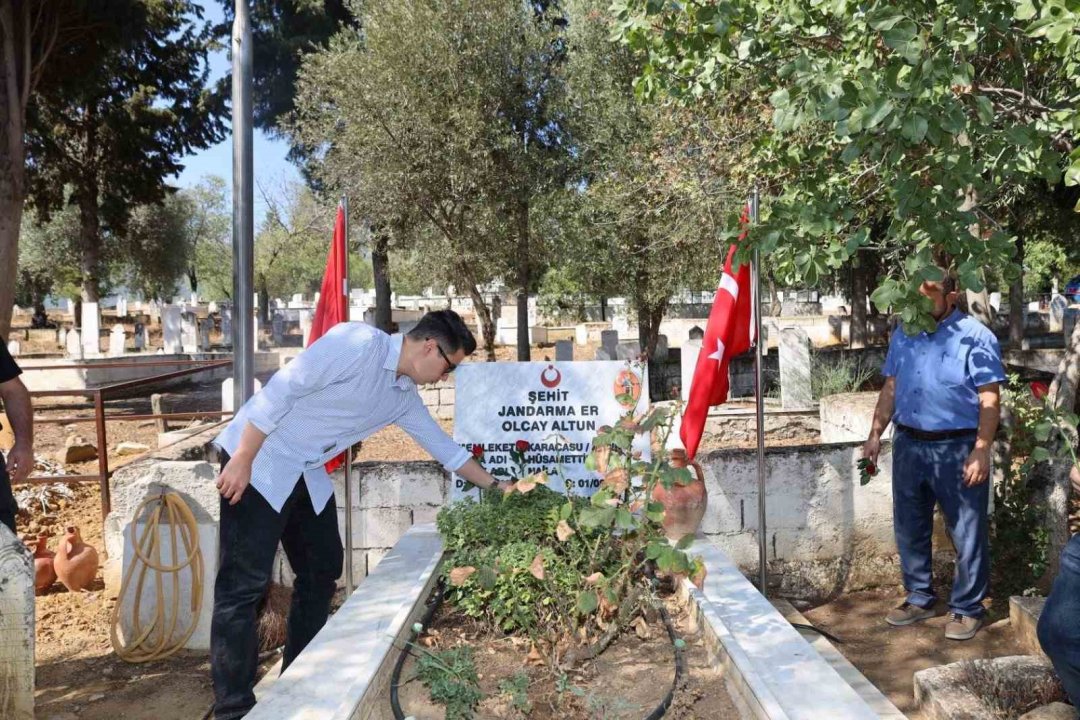 Şehit jandarma er Altun mezarı başında anıldı