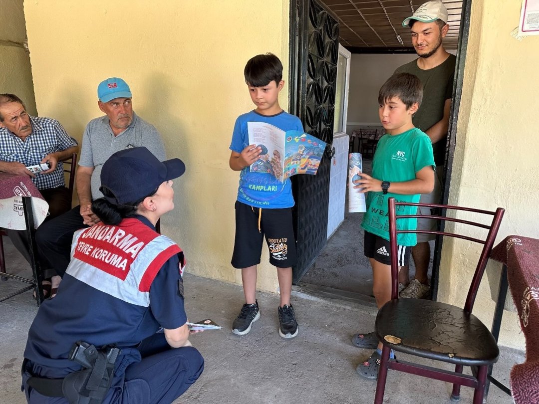 Çine’de vatandaşlara yangın riskleri anlatıldı