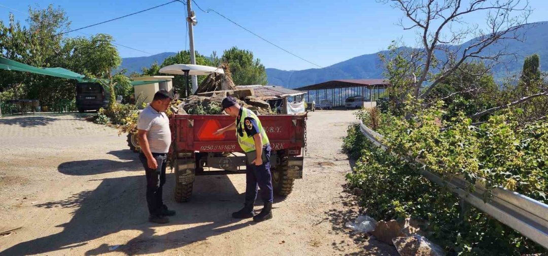 Jandarma ekiplerinden ROPS denetimi